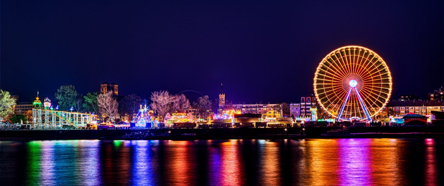 Köln bei Nacht - Deutzer Kirmes Köln bei Nacht - Deutzer Kirmes